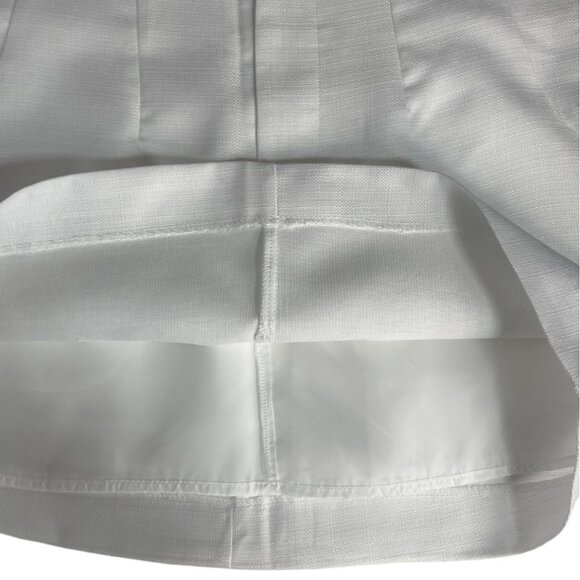 L.I.A Love Is All High Waisted Mini Skirt Womens Medium White New WOT - Picture 7 of 10